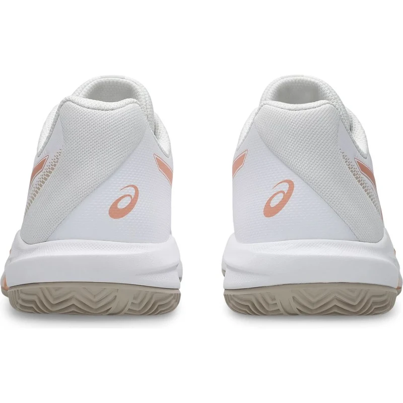 Asics Gel-Dedicate 9 Clay Damen Tennisschuh white-cantaloupe
