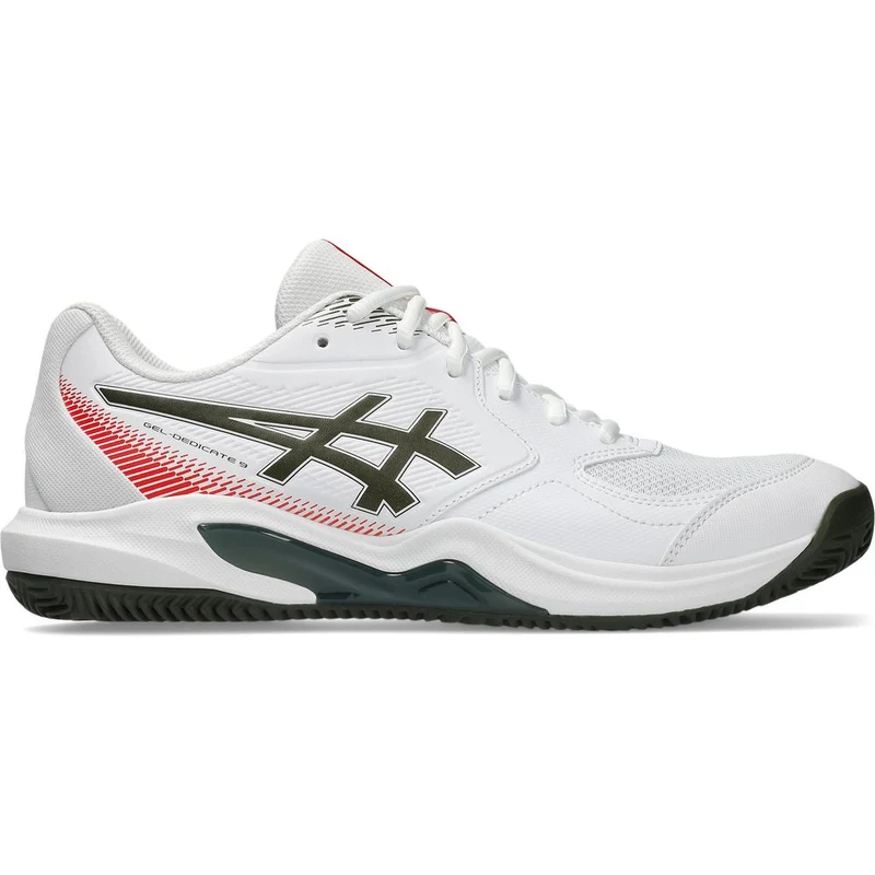 Asics Gel-Dedicate 9 Clay Herren Tennisschuh white-vintage-khaki