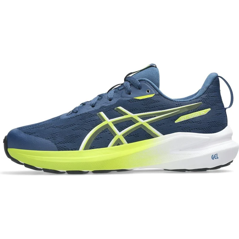 Asics GT-1000 14 GS Kinder Laufschuh independence-blue-neon-lime