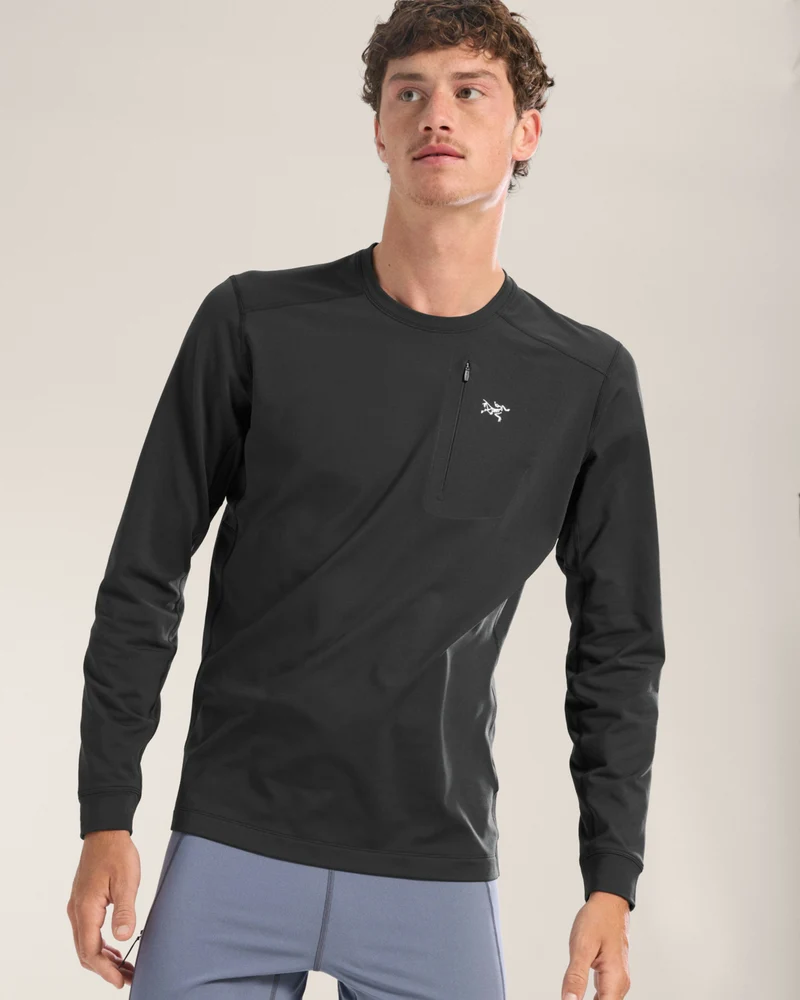 Arc'teryx Rho LT Crew Neck Men's Black