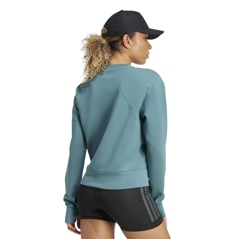 ADIDAS D4T Knit Crew Sweatshirt mit CLIMACOOL