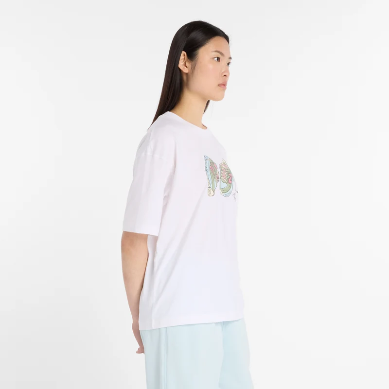 NEW BALANCE Apres Run Shoe T-Shirt aus Baumwolle