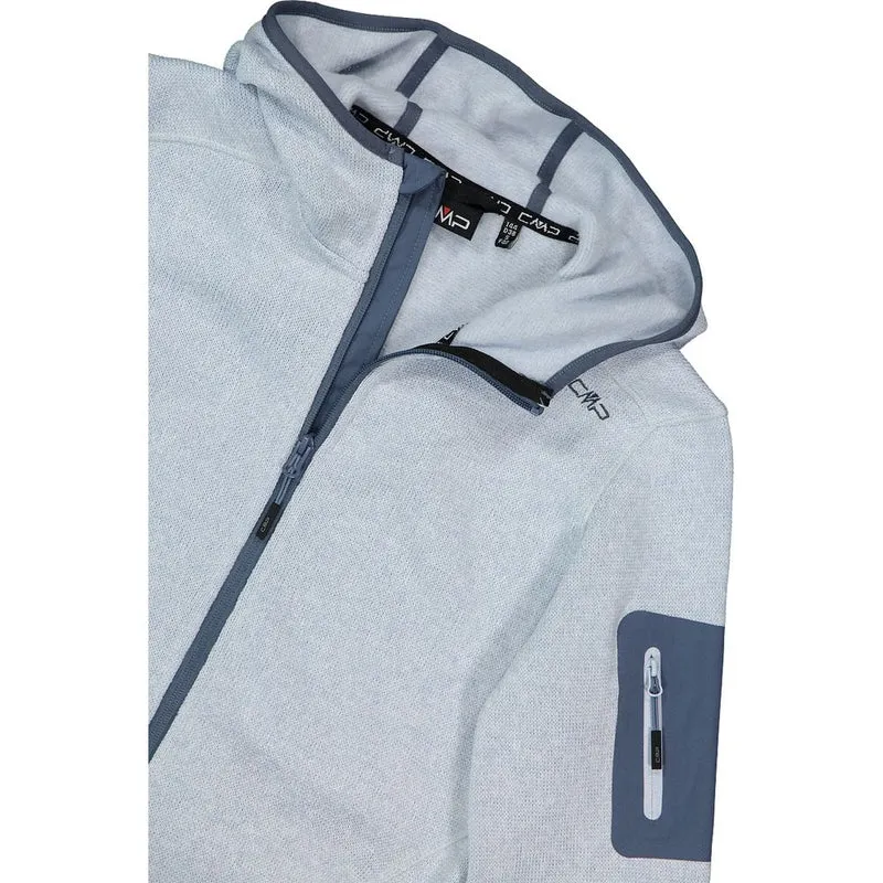 CMP Damen Fleecejacke sky-blue-bianco