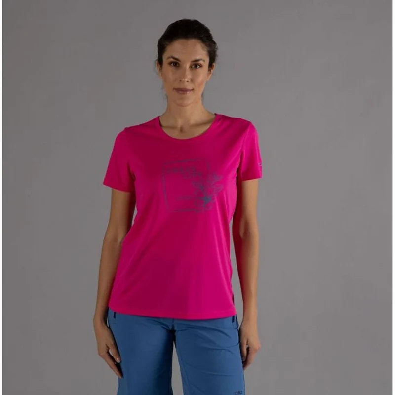 CMP Damen T-Shirt magenta