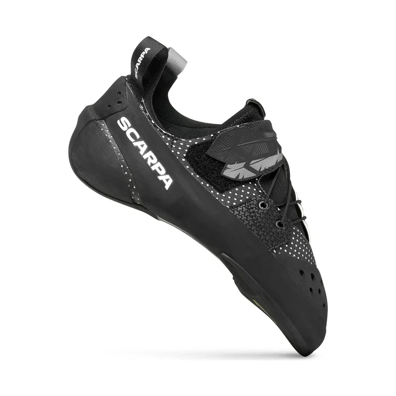 Scarpa Blackbird Black, präziser Kletterschuh für technische Routen und kleine Tritte