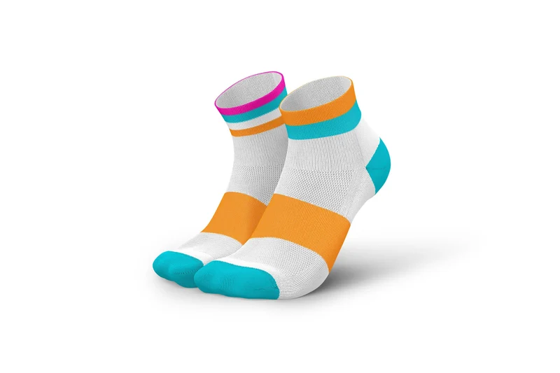Bands Short Cyan Orange