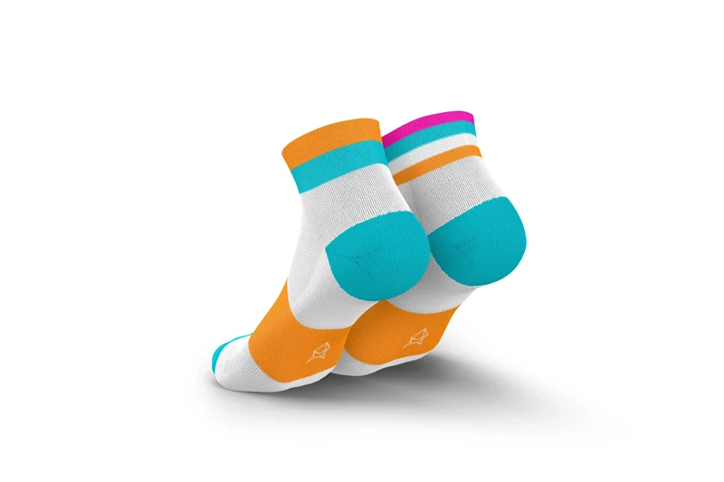 Bands Short Cyan Orange