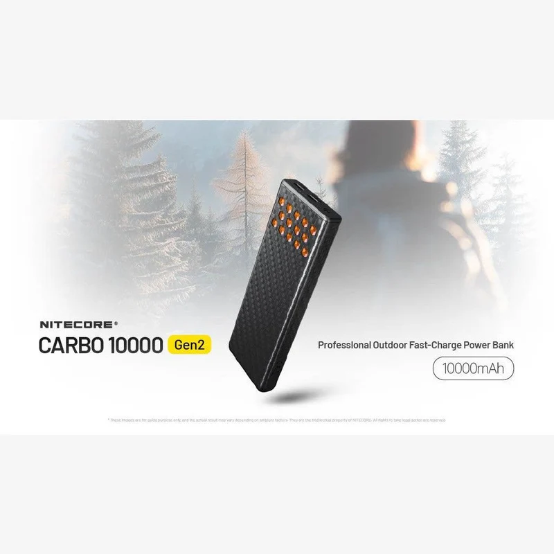 Nitecore | Carbo 10000 GEN2 | Powerbank | 10.000