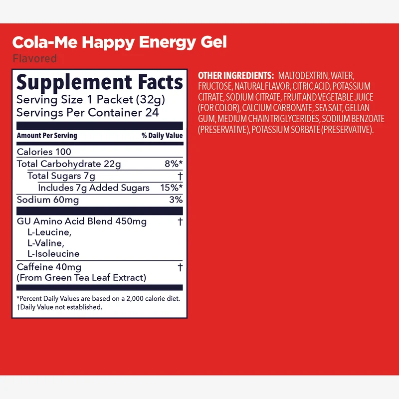 GU Original Energy + Caffeine (23g Carbs)