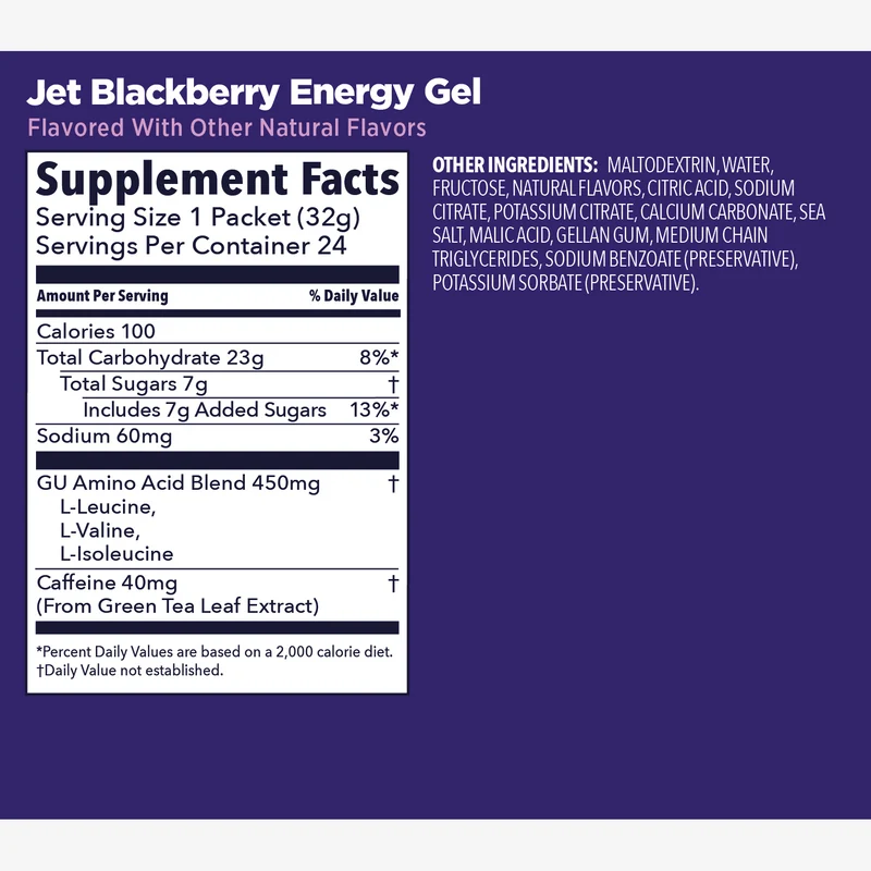 GU Original Energy + Caffeine (23g Carbs)