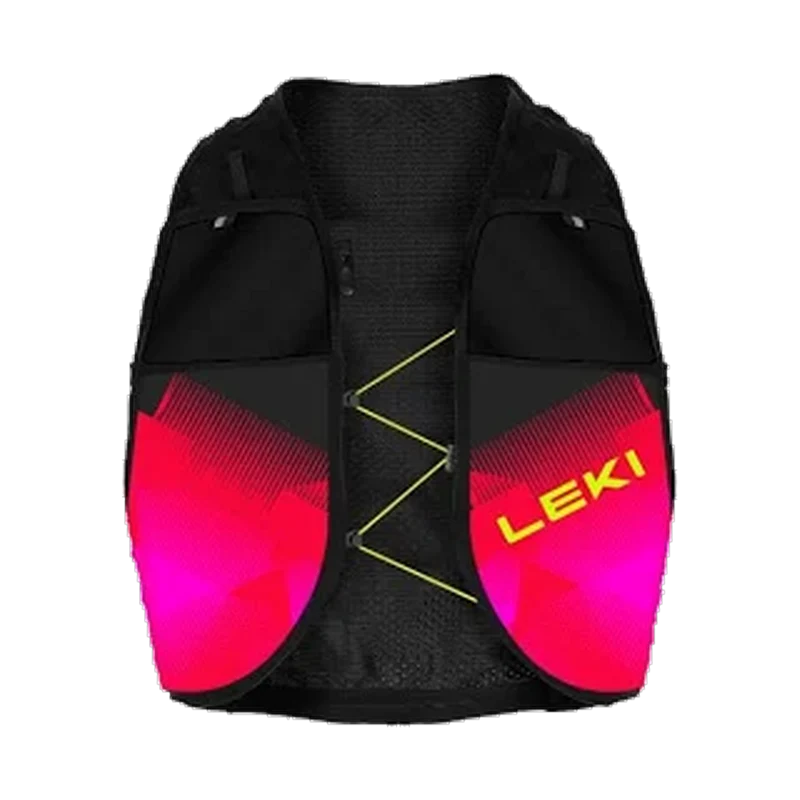 Leki Trail Running Vest Pink, leichte Laufweste für Trailrunning und Training