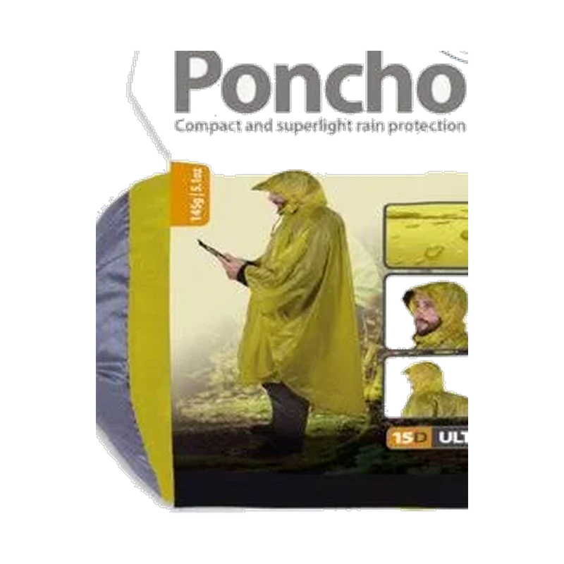 Sea to Summit Poncho 15D, leichter Regenponcho für Outdoor und Trekking