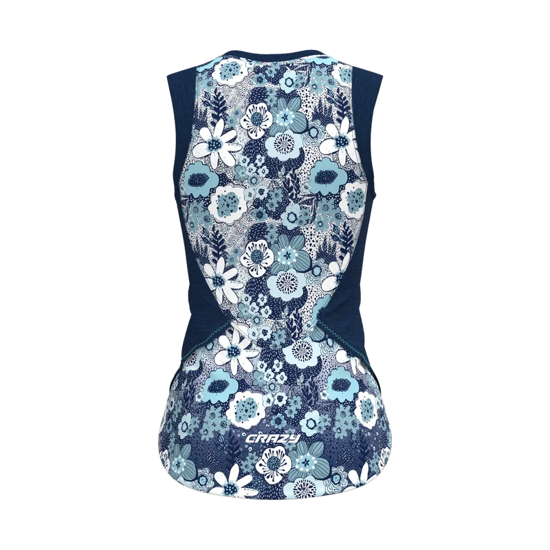 Crazy Idea Top Sirio Woman Blue
