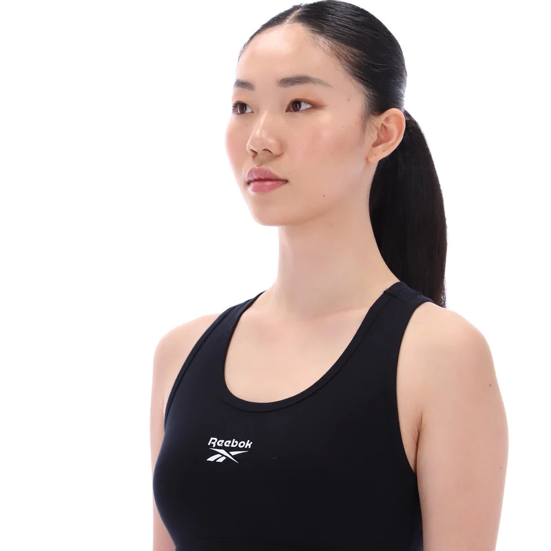 ID Small Logo Cotton Sports Bra Top