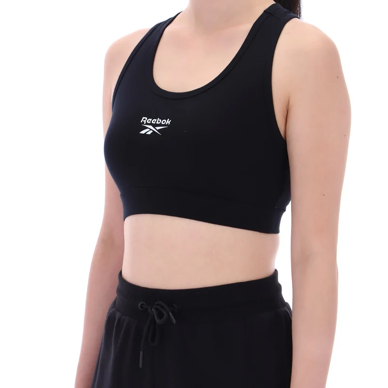 ID Small Logo Cotton Sports Bra Top