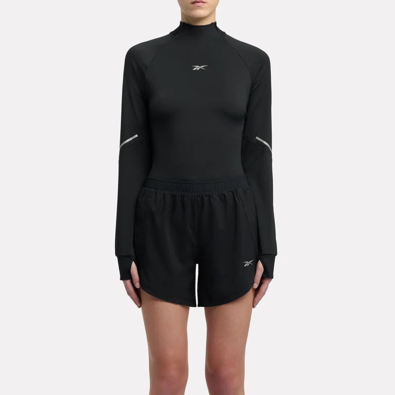 Lux Speed Interlock Mock Neck Long Sleeve