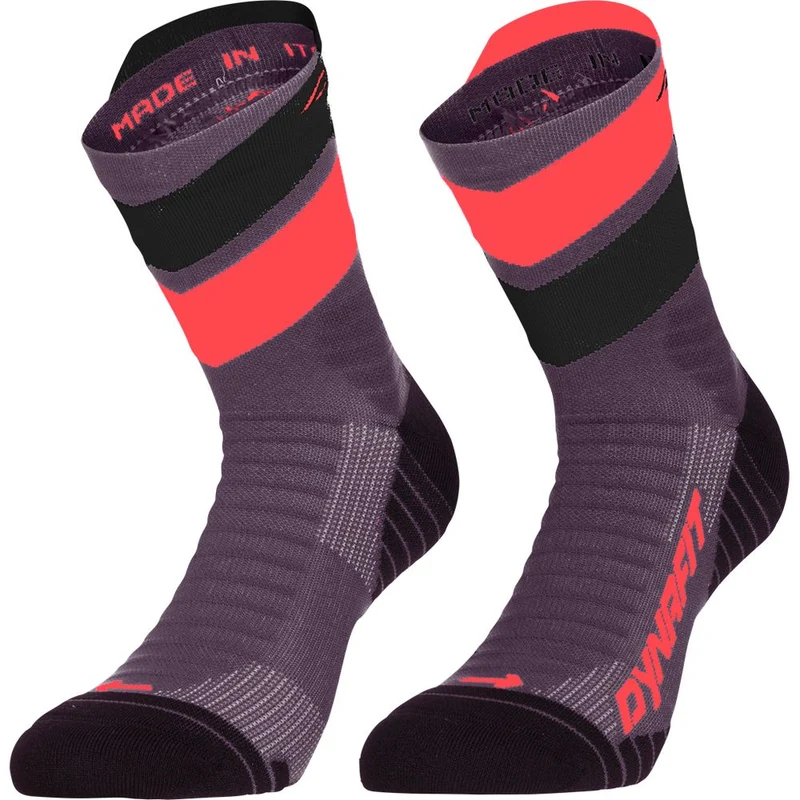 Dynafit Ultra Mid Laufsocken ephemera-ultra-coral