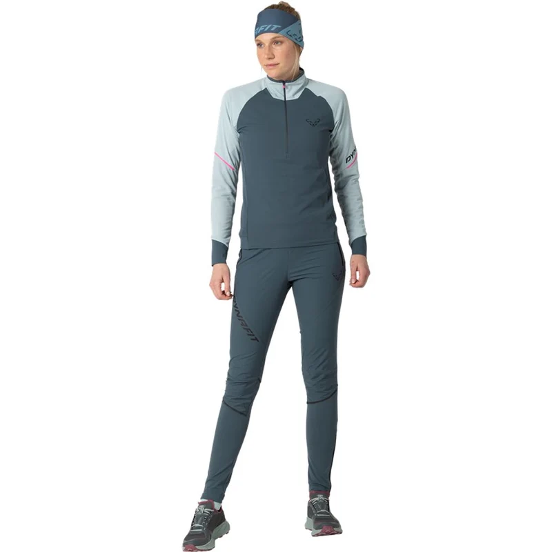 Dynafit Alpine 1/2 Zip Langarmshirt Damen cloud-blue