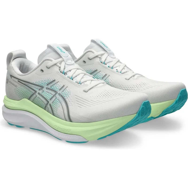 Asics Gel-Kayano 33 Herren Laufschuh white-energy-aqua