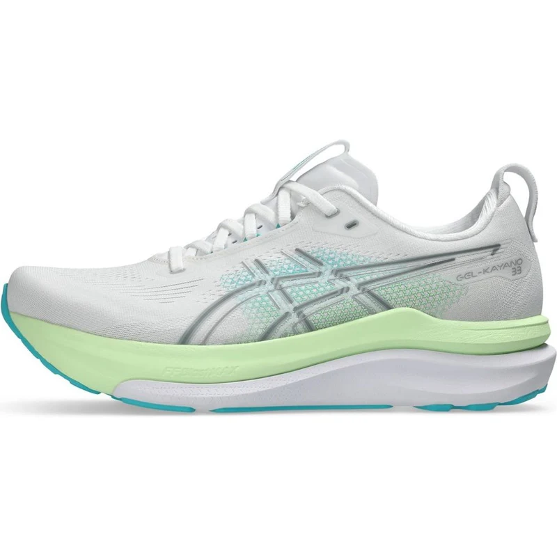 Asics Gel-Kayano 33 Herren Laufschuh white-energy-aqua