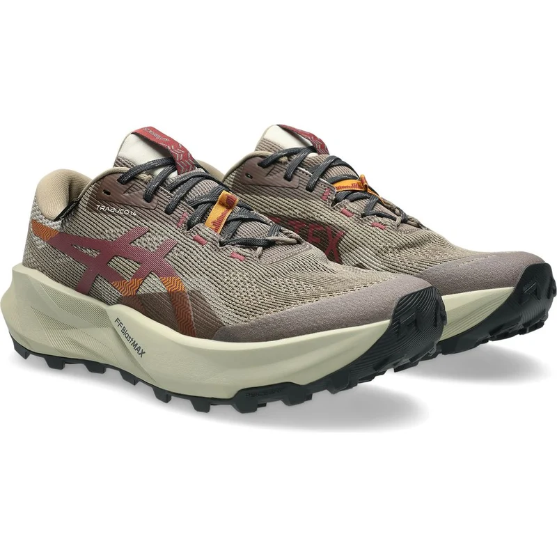 Asics Trabuco 14 GTX Herren Trailrunningschuh taupe-grey-oatmeal