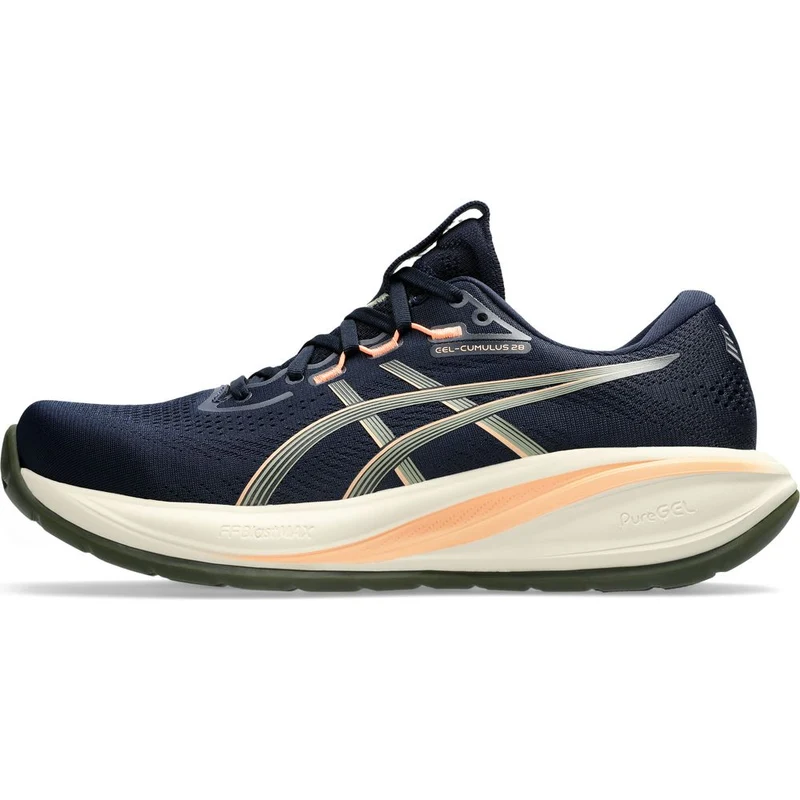 Asics Gel-Cumulus 28 Herren Laufschuh midnight-khaki-green