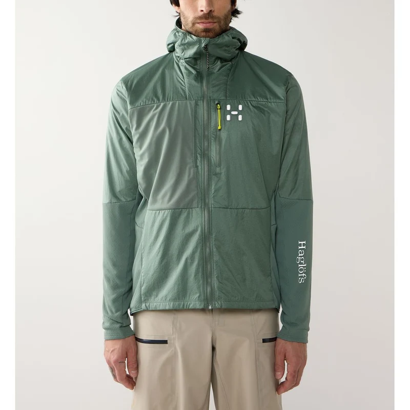 Haglöfs Nallo Touring Hybrid Mid Herren Hardshelljacke chlorophyll-green