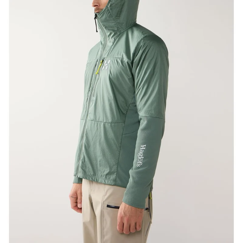 Haglöfs Nallo Touring Hybrid Mid Herren Hardshelljacke chlorophyll-green