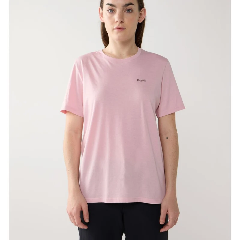 Haglöfs Outsiders Graphic Tee T-Shirt Damen dusty-rose