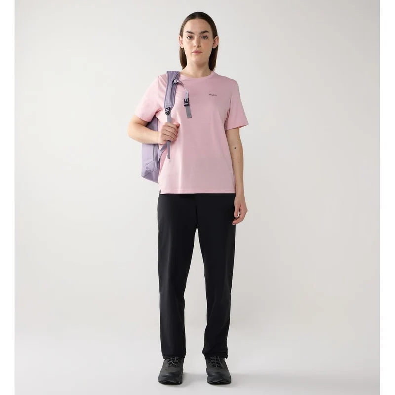 Haglöfs Outsiders Graphic Tee T-Shirt Damen dusty-rose