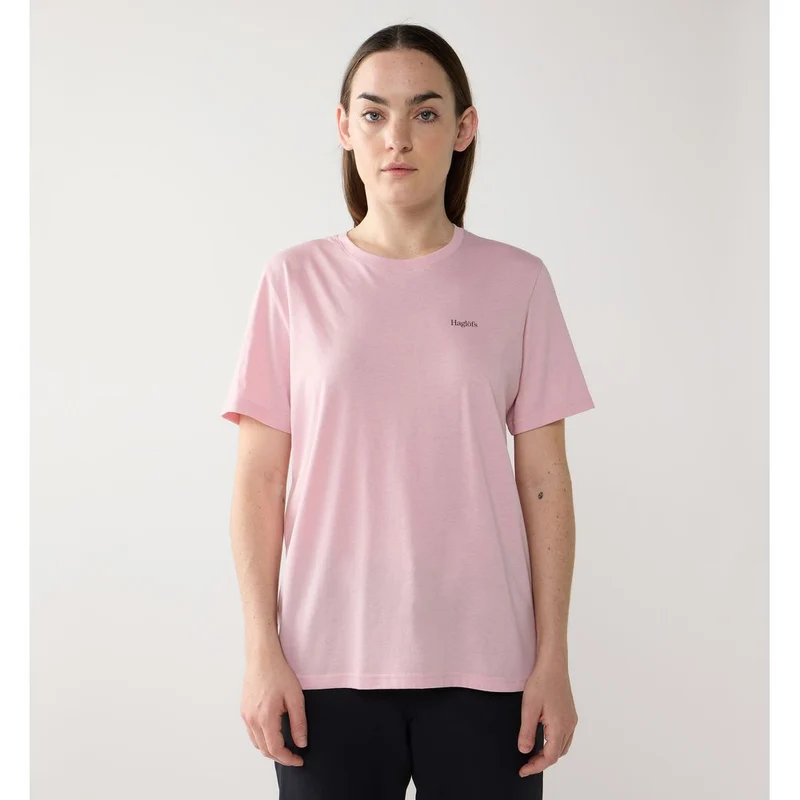 Haglöfs Outsiders Graphic Tee T-Shirt Damen dusty-rose