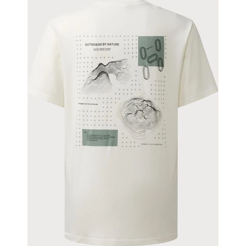 Haglöfs Outsiders Graphic Tee T-Shirt Herren Funktionsshirt soft-white