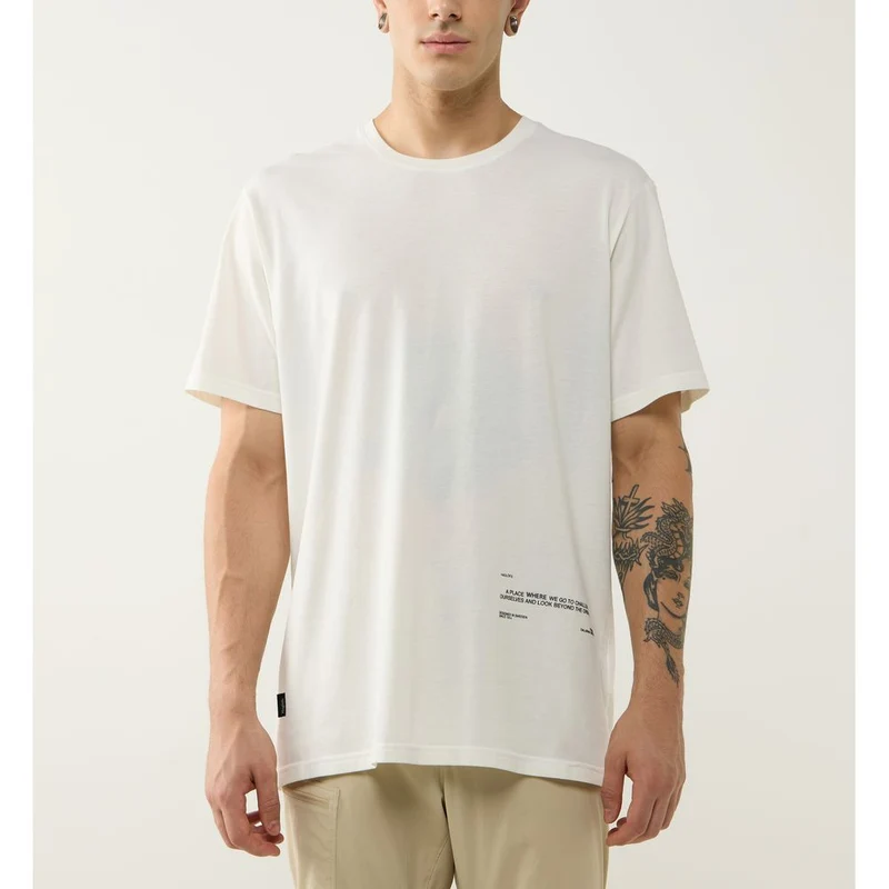Haglöfs Outsiders Graphic Tee T-Shirt Herren Funktionsshirt soft-white
