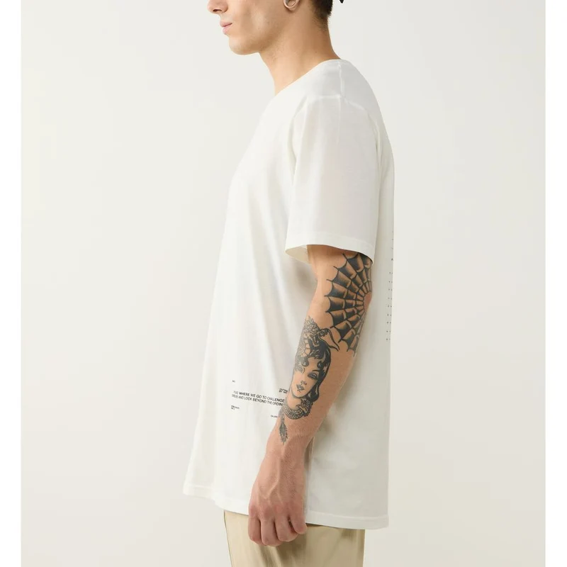 Haglöfs Outsiders Graphic Tee T-Shirt Herren Funktionsshirt soft-white
