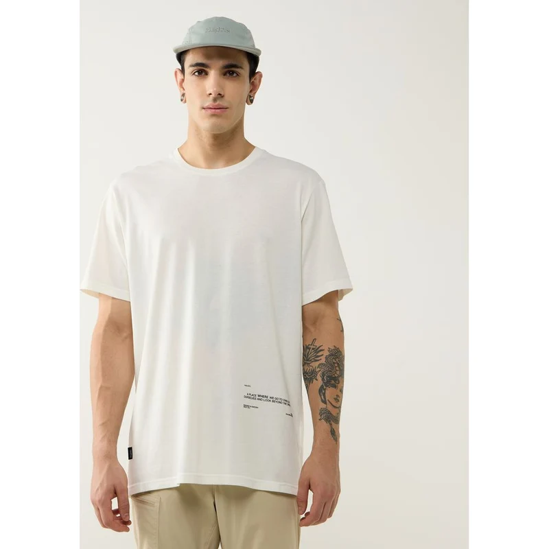 Haglöfs Outsiders Graphic Tee T-Shirt Herren Funktionsshirt soft-white