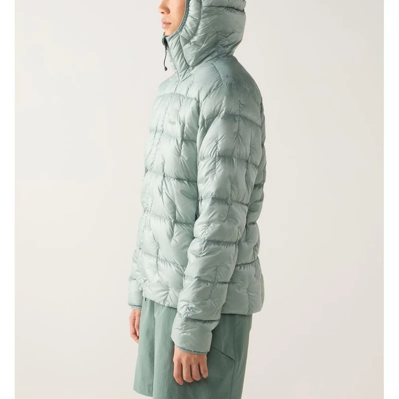 Haglöfs Hede Down Hood Daunenjacke Damen dew-green