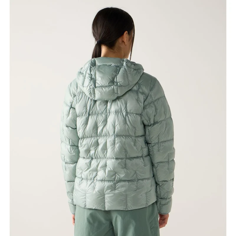 Haglöfs Hede Down Hood Daunenjacke Damen dew-green