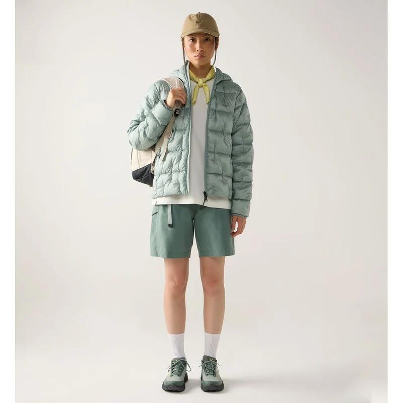 Haglöfs Hede Down Hood Daunenjacke Damen dew-green