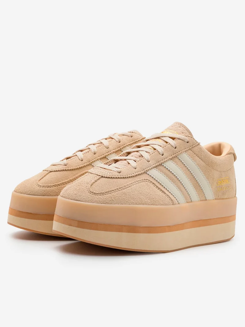 W Gazelle Stack beige platform