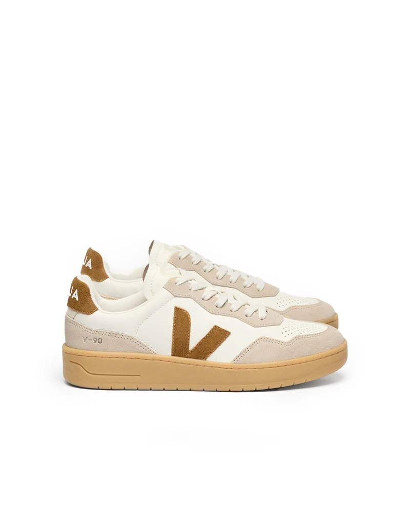 Veja V-90 O.T. Leather Pure Camel / Almond Natural