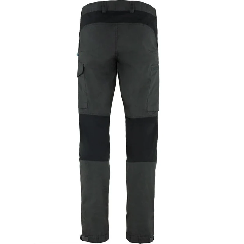 Fjäll Räven Kaipak Trousers M long dark grey black Herren Trekkinghose