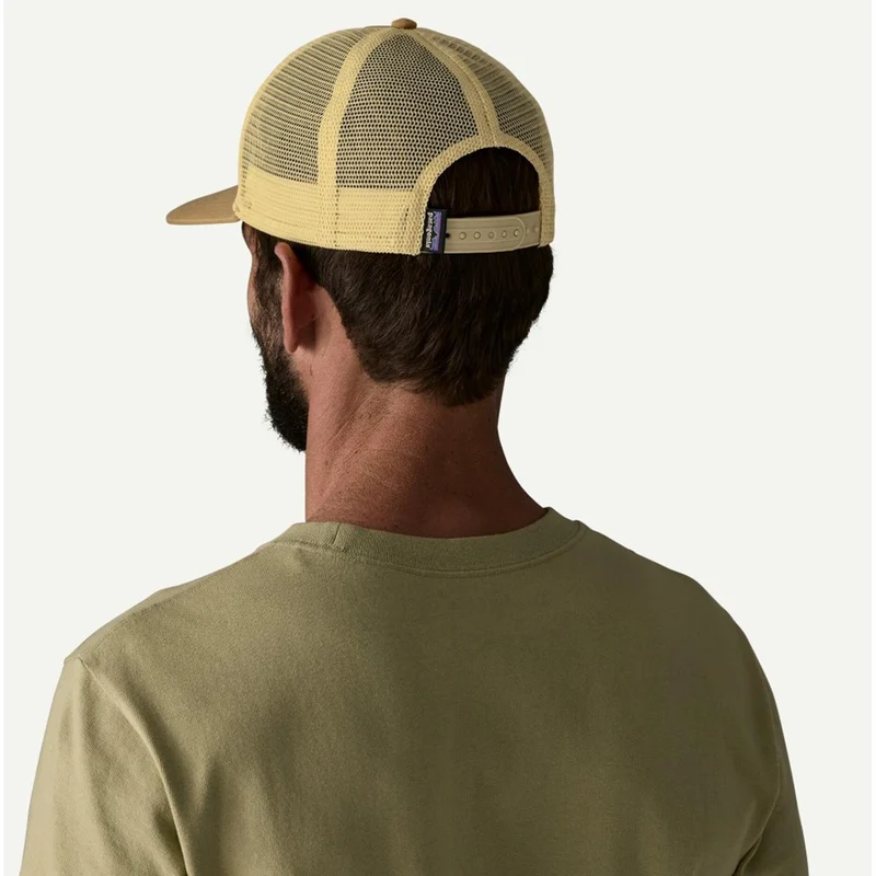 Patagonia Flying Fish LoPro Trucker Hat flying fish fork bobcat brown Cap