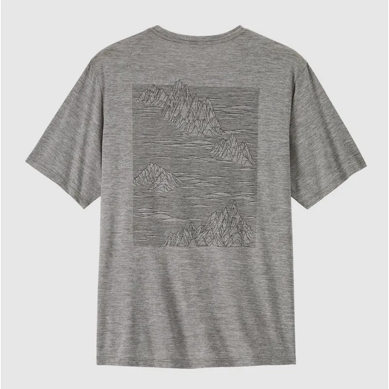 Patagonia M Cap Cool Daily Shirt - Strataspire feather grey Herren T-Shirt