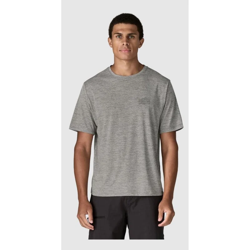 Patagonia M Cap Cool Daily Shirt - Strataspire feather grey Herren T-Shirt