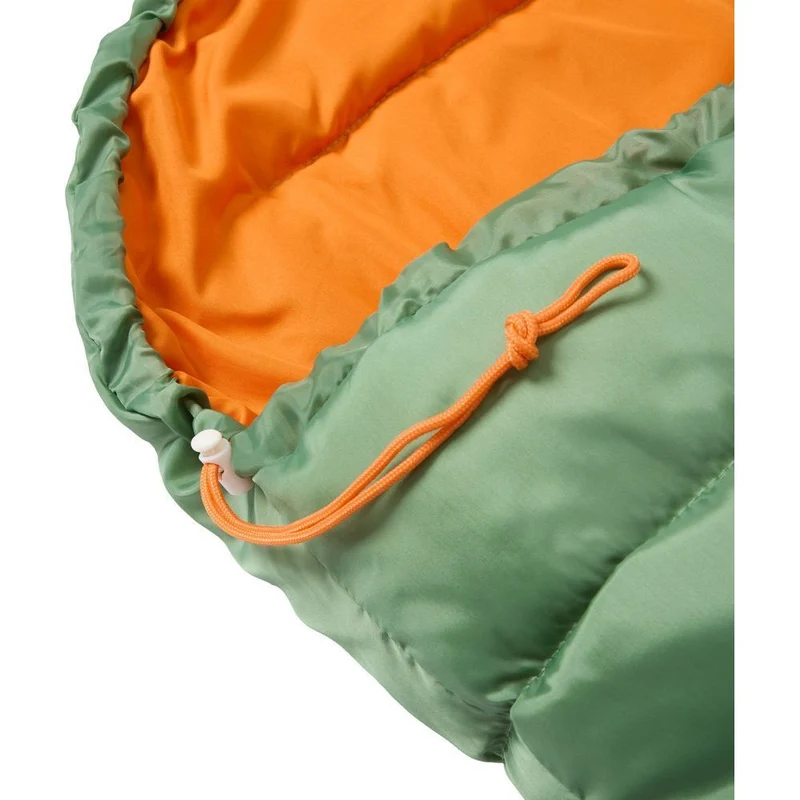 McKinley Kinder Mumien-Schlafsack Jr Softactive 10 green-orange-beige