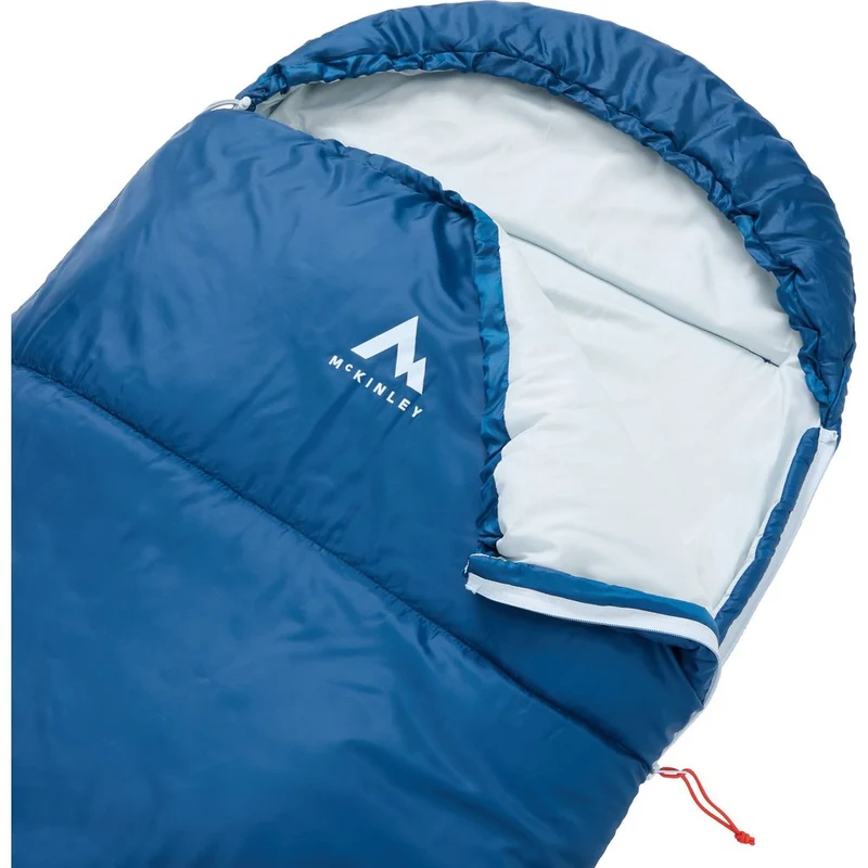 McKinley Camp SoftNest 10 Deckenschlafsack blue petrol/red/blue