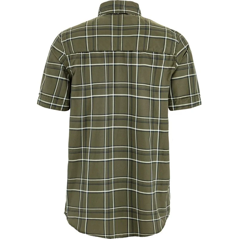Fjällräven Abisko Hike Herren Hemd laurel-green-chalk-white