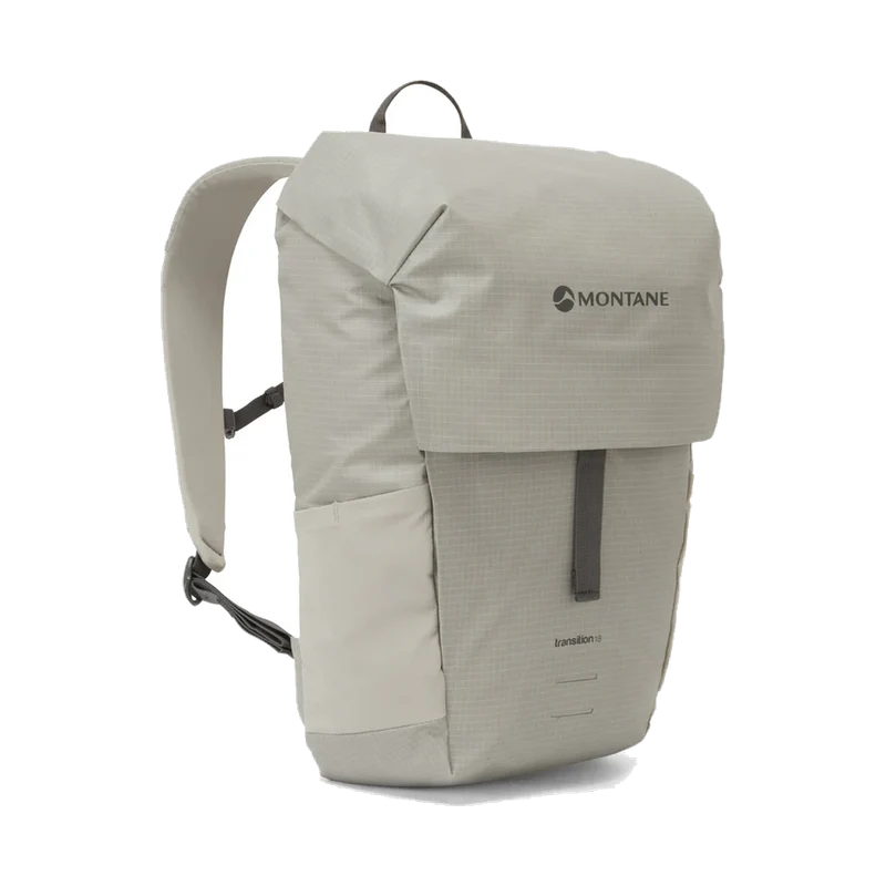 Montane Transition Pack Grey, vielseitiger Rucksack für Alltag, Reisen und Outdoor