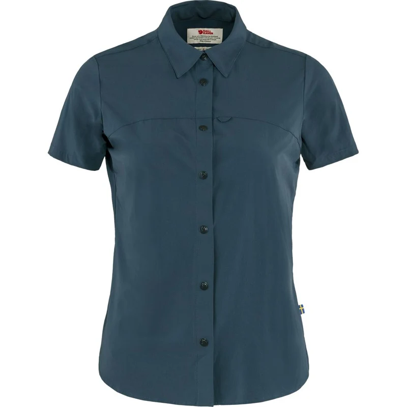 Fjällräven High Coast Lite Damen Kurzarmhemd navy