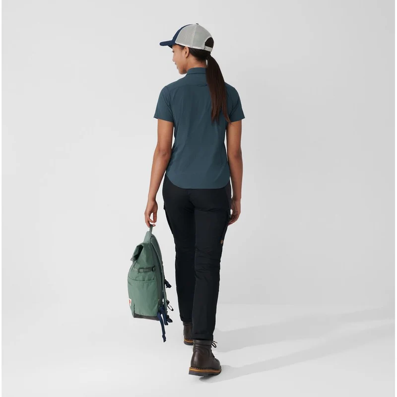 Fjällräven High Coast Lite Damen Kurzarmhemd navy